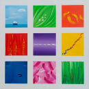 3 Squared Multi Colour - Boat